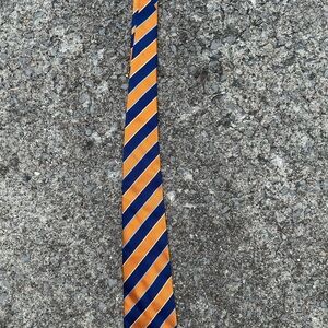 Duck Head Orange and Blue Striped Tie